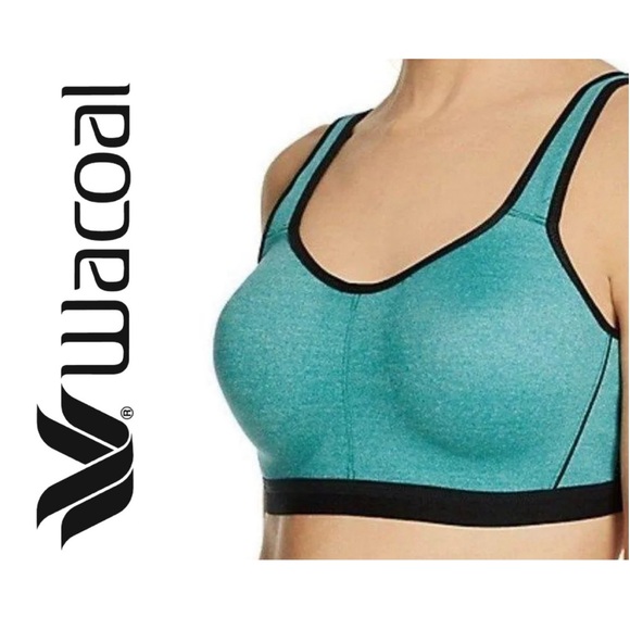 Wacoal Other - WACOAL Nordstrom Brandi High Impact‎ Underwire Sports Bra in Turquoise Teal 40DD